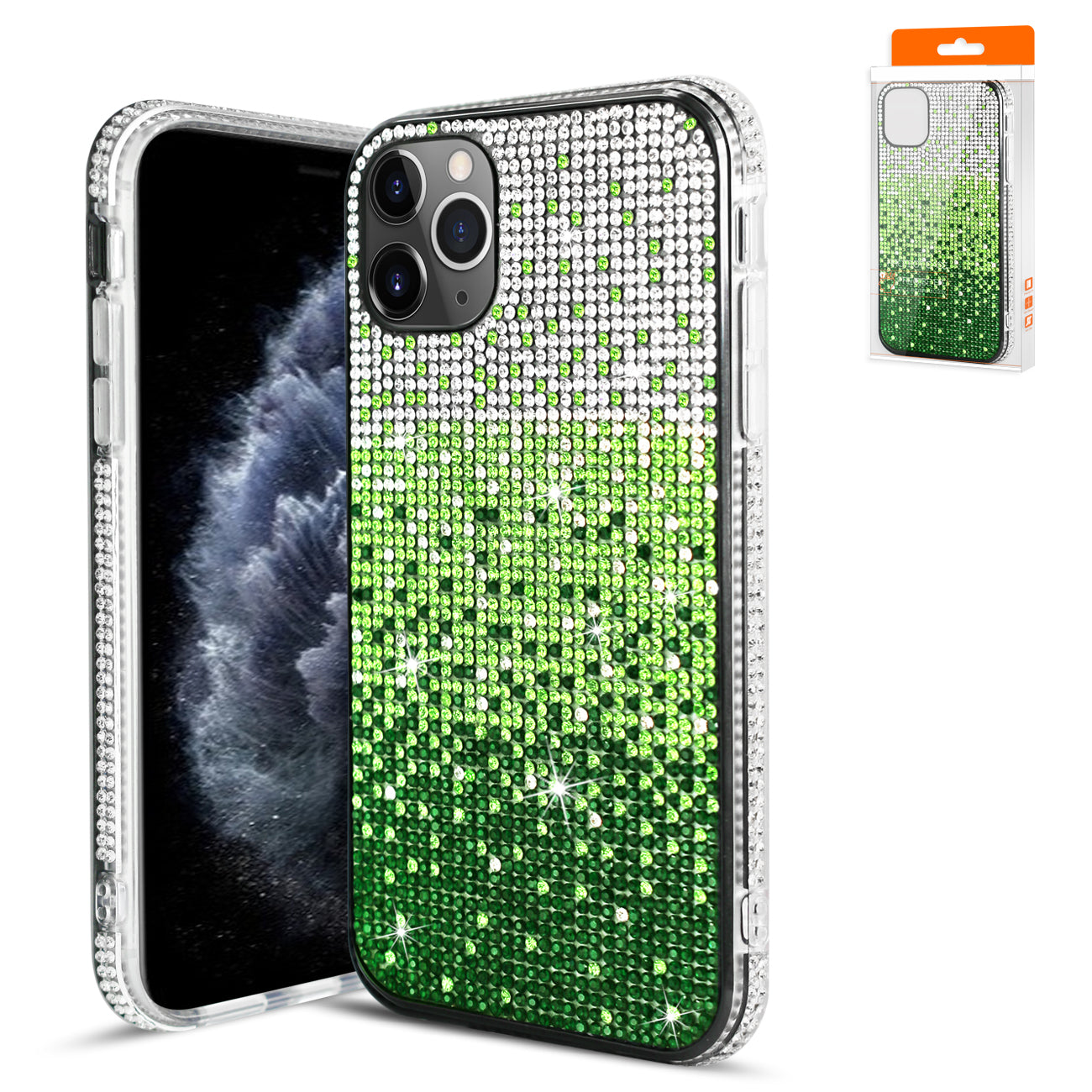 Reiko Design Diamond Case For APPLE IPHONE 11 PRO In Green